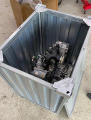Portable diesel fire pump with accessories