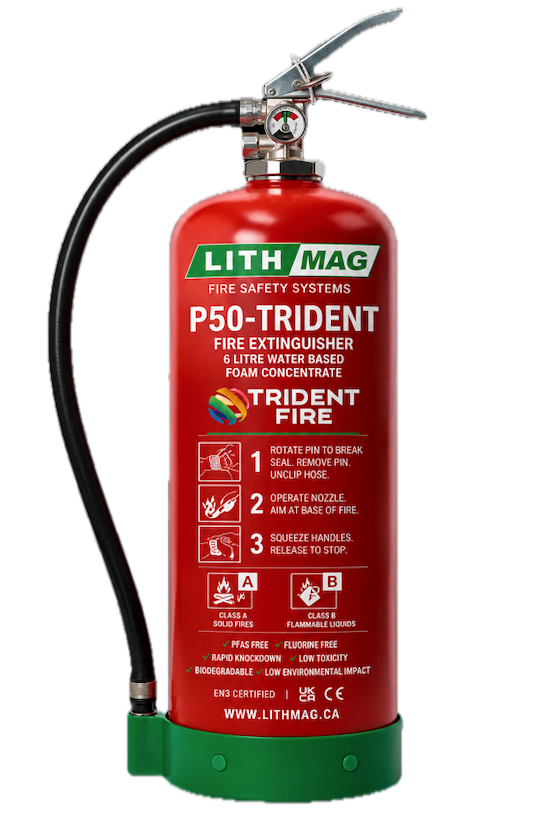 LithMag™ P50 Trident PFAS-Free Composite Fire Extinguisher (6 Litre)
